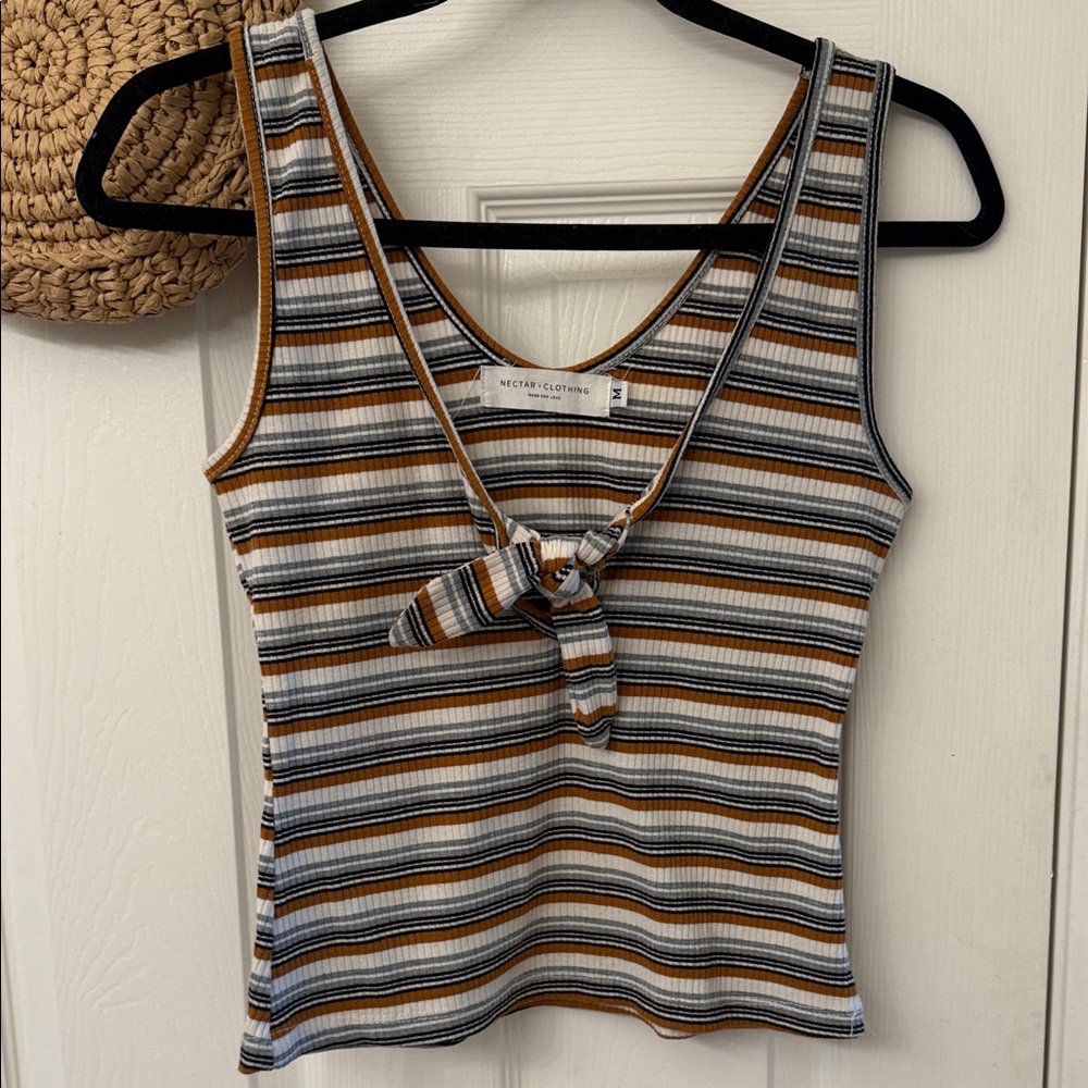 Nectar Clothing Front Tie Tank